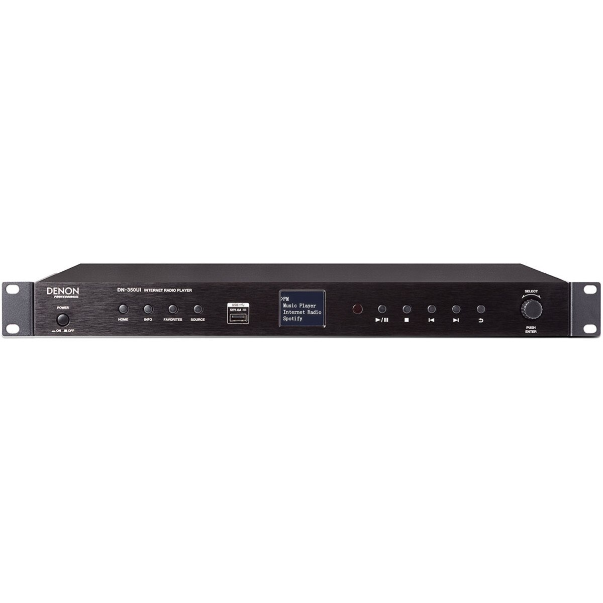 Denon DN350UI Rack Mount Media Player with FM Tuner Radio and